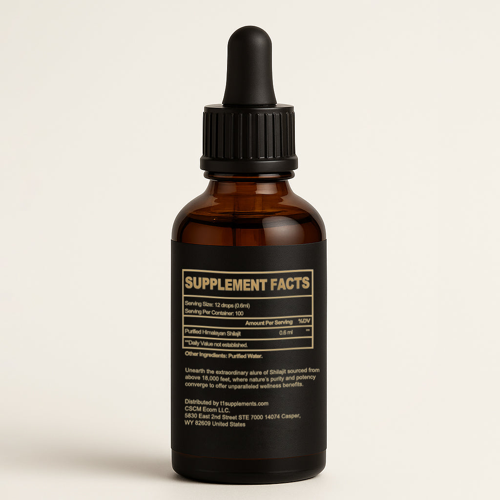 T1® FastAct Shilajit Drops
