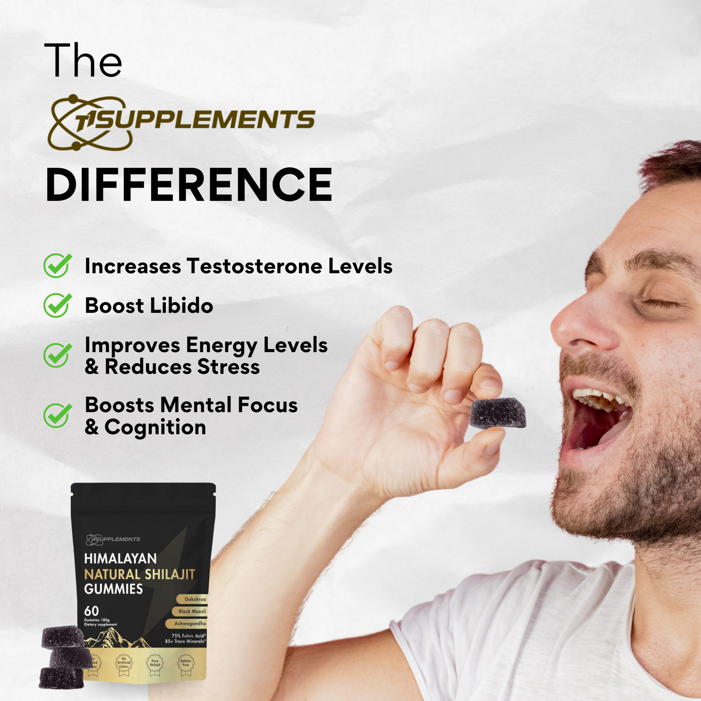 Himalajskie żelki Premium Shilajit