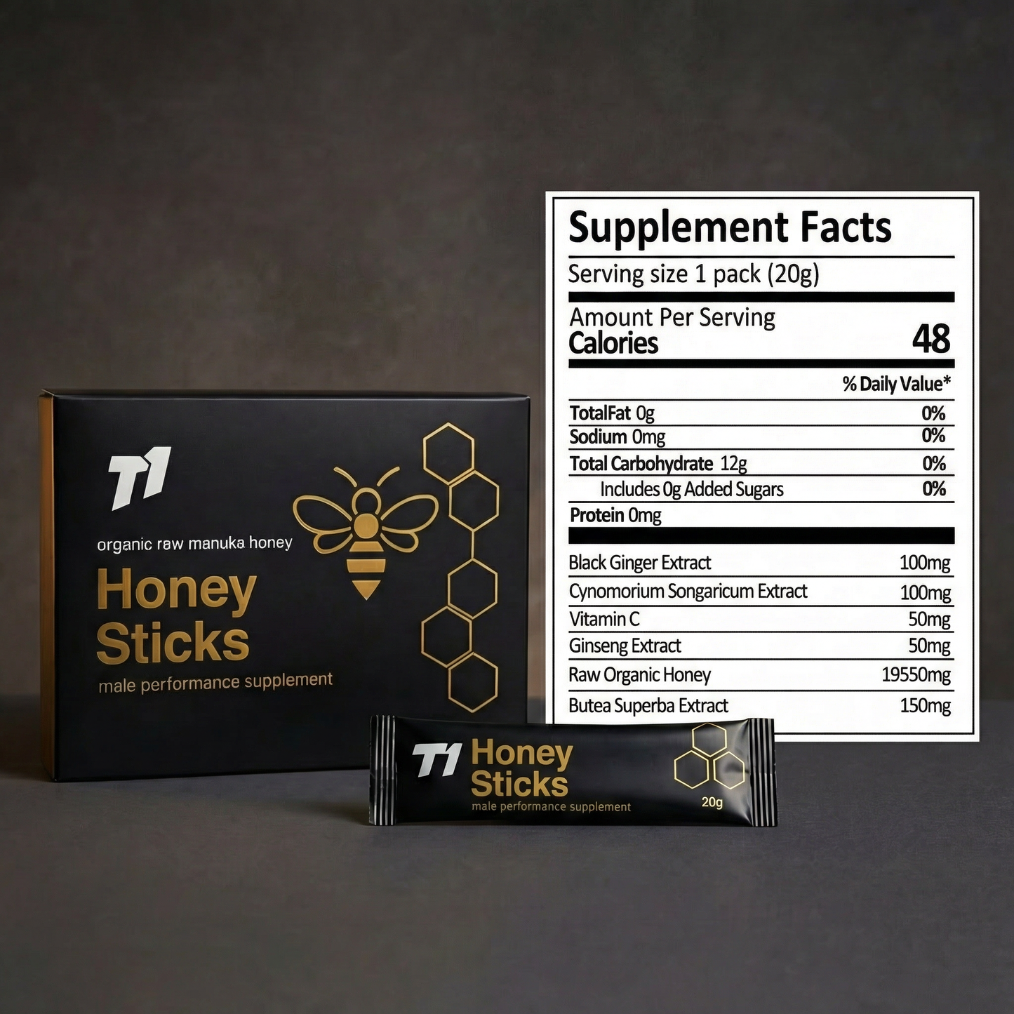 Pałeczki miodowe T1® Shilajit